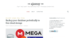 Desktop Screenshot of ajaxray.com